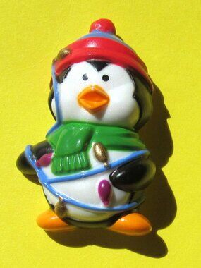 2/$20 Vintage Halmark Christmas Penguin pin